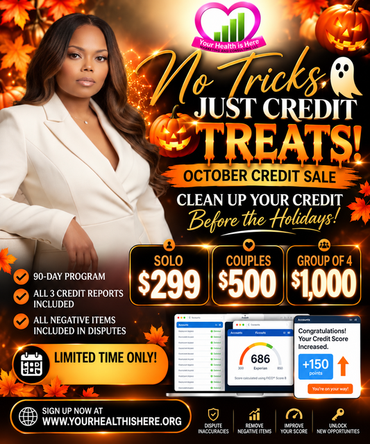 NO TRICKS JUST CREDIT TREATS SALE 🍬🍭🍫